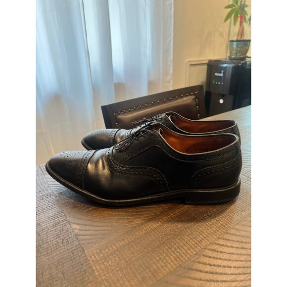 Allen Edmonds black men dress shoes size 15 - Picture 4 of 14